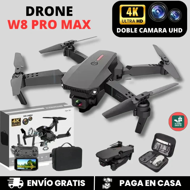 NUEVO DRONE W8 PRO MAX 2026 CON INTELIGENCIA ARTIFICIAL
