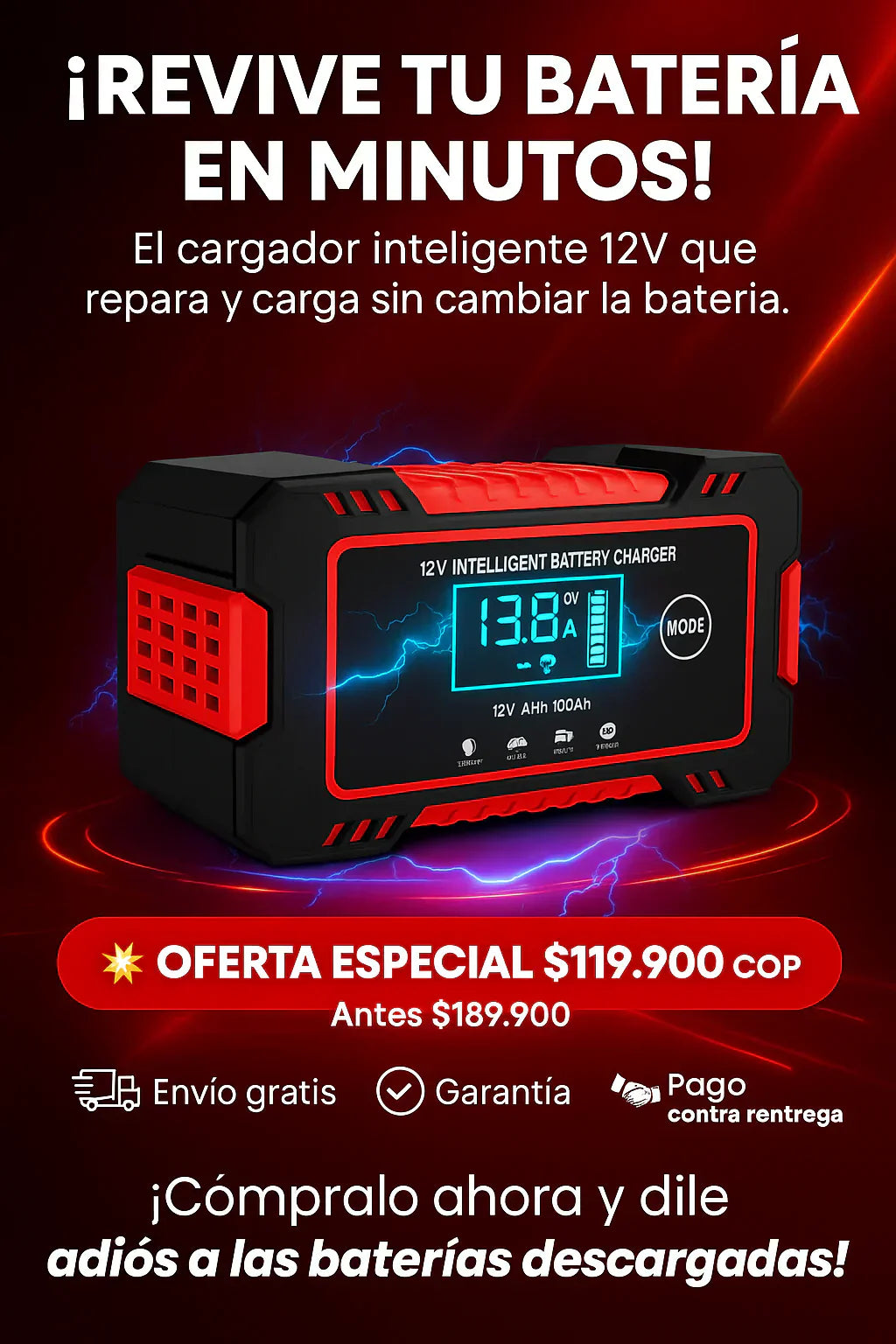 Cargador De Batería Inteligente